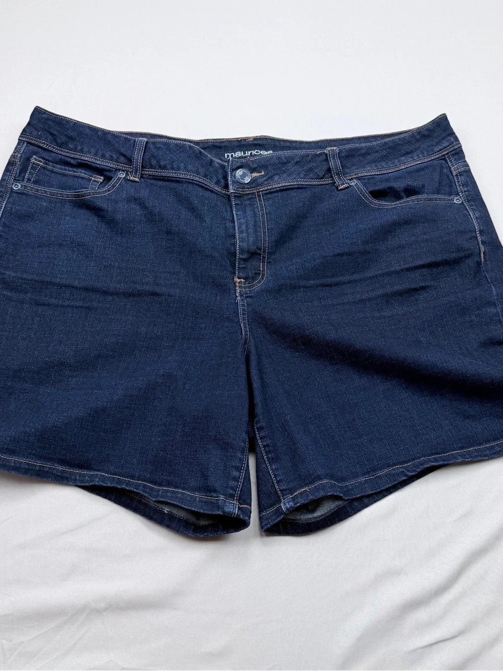 Maurices Dark Blue Denim Jean Shorts